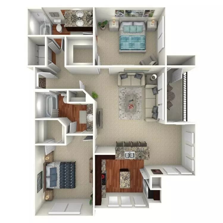 Unit 1124 1124 floor plan