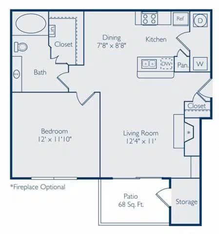 Unit 1513 1513 floor plan