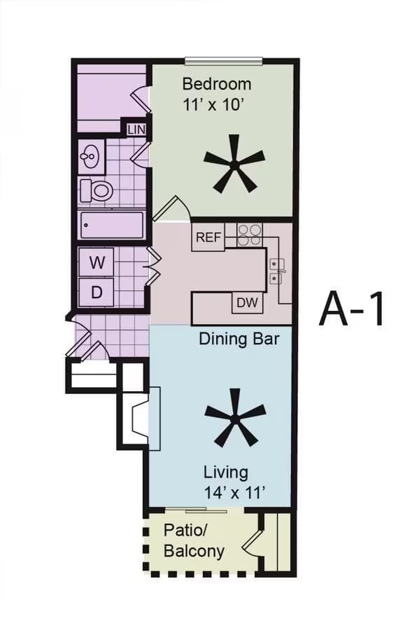 Unit 2035 3039 floor plan