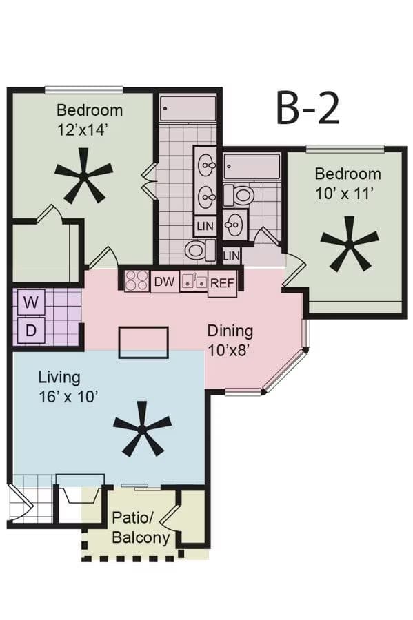 Unit 3012 1012 floor plan
