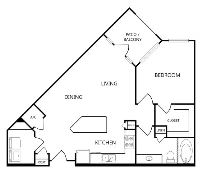 Unit 1428 1461 floor plan