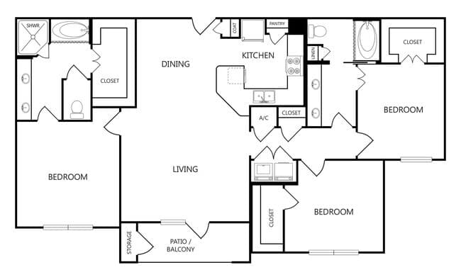 Unit 1126 1246 floor plan