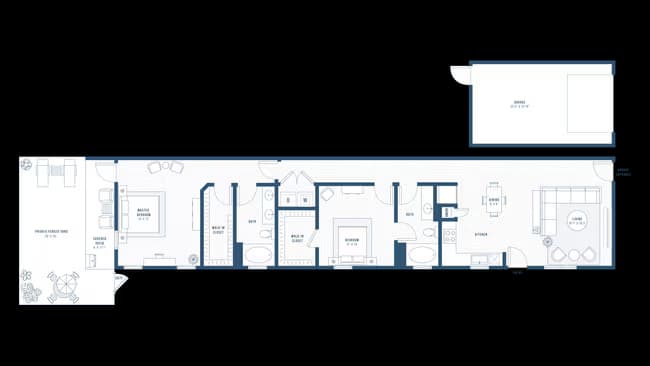 Unit Imperial-826 Saffira-822 floor plan