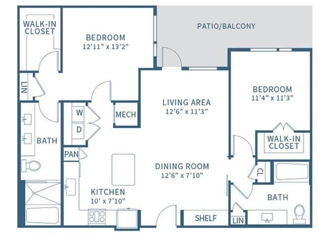 B2 1054 floor plan