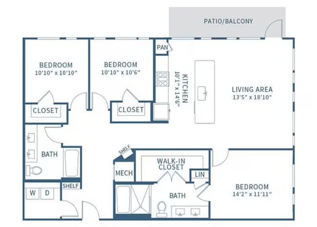C1 ESSENTIAL LIVING 3071 floor plan