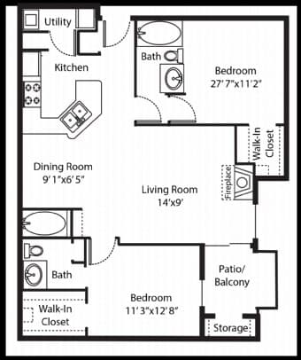 The Sand Dollar 0835 floor plan