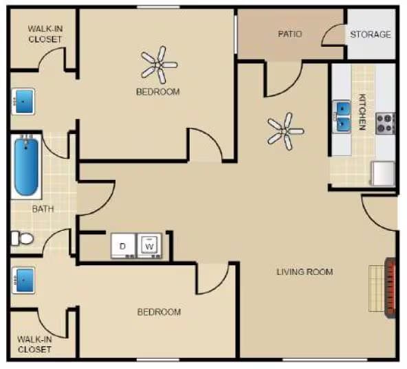 Unit 129 007 floor plan