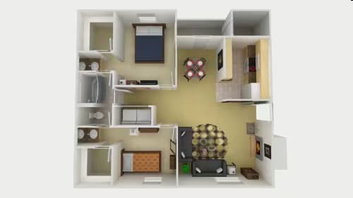 B2 - 2 Bedroom 049 floor plan