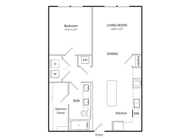 Unit 4110 4110 floor plan