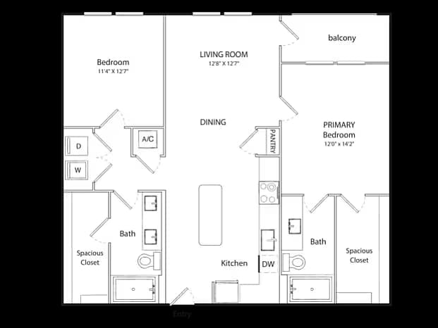 Unit 6214 6214 floor plan