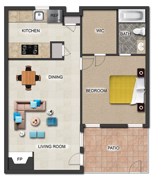 A2 274 floor plan