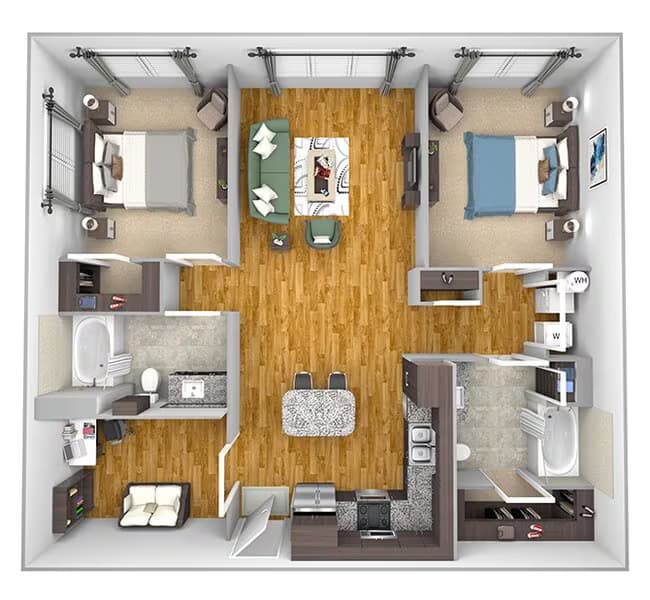 Unit 2108 2108 floor plan