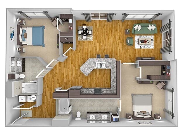 Unit 2301 2301 floor plan