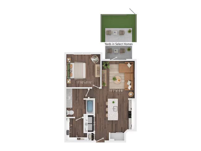 A1 F101 floor plan