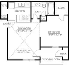 A2 Renovated B1010 floor plan