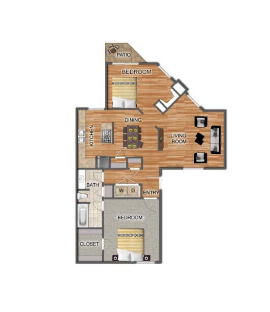 Unit 222 222 floor plan