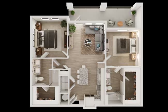 Unit 1-1305 1-1305 floor plan