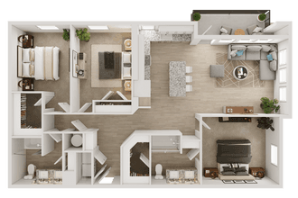 C1 4-4317 floor plan