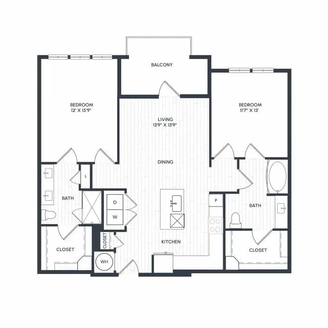 Unit 1510 1510 floor plan