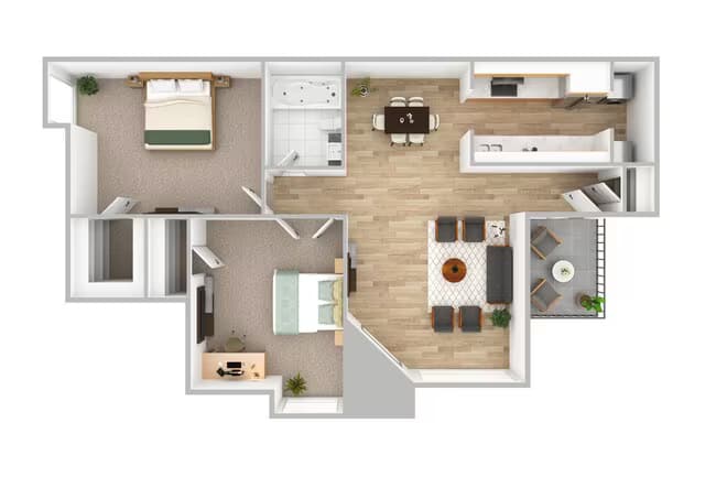 Unit 2071 2071 floor plan