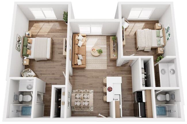 The Addison: INCOME-RESTRICTED 109 floor plan