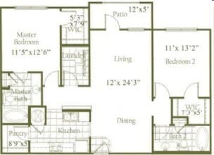 B2A 0527 floor plan