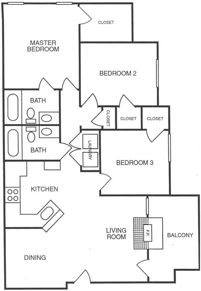 Unit 1626 1626 floor plan