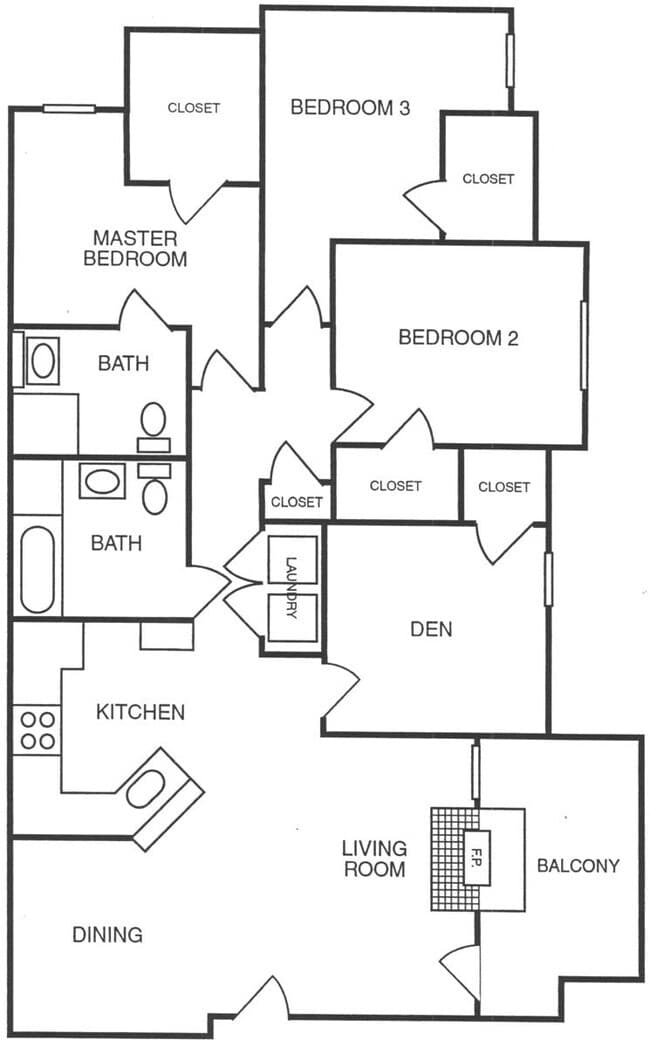 Unit 1217 1217 floor plan