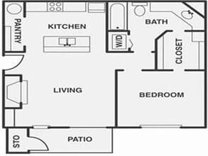 Wilshire 1307 floor plan