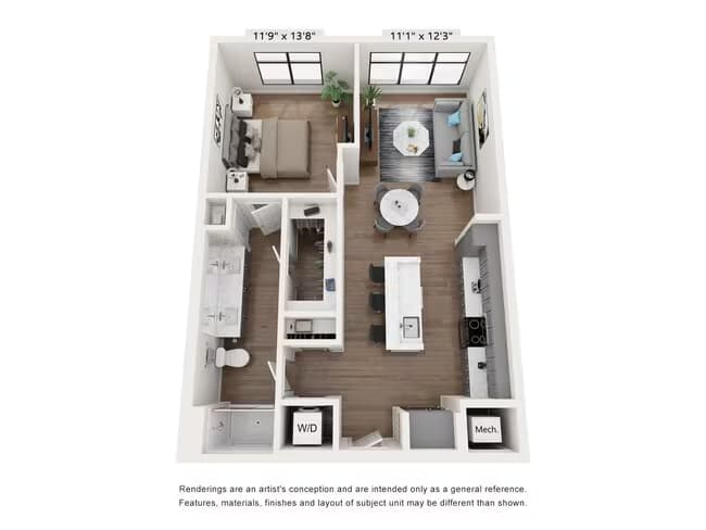 A3 1158 floor plan