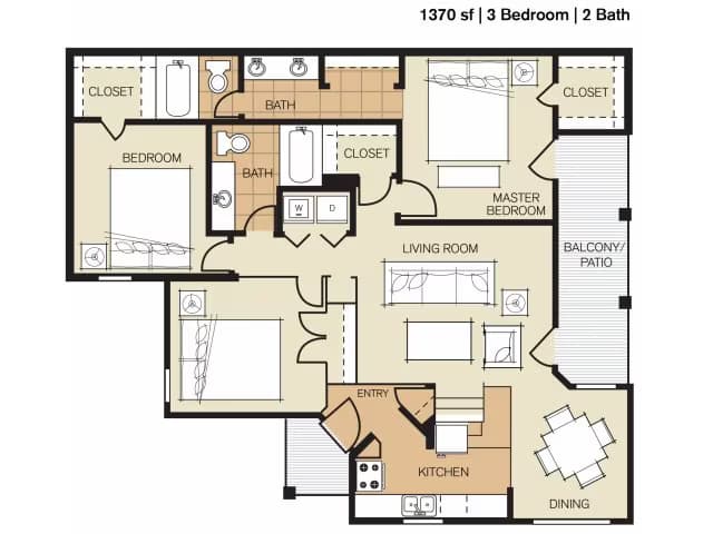 Unit 1307 1303 floor plan