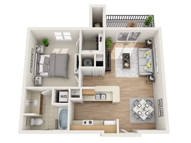 Unit 4-438 4-438 floor plan