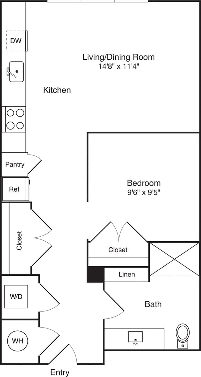 Unit 1-162 1-260 floor plan