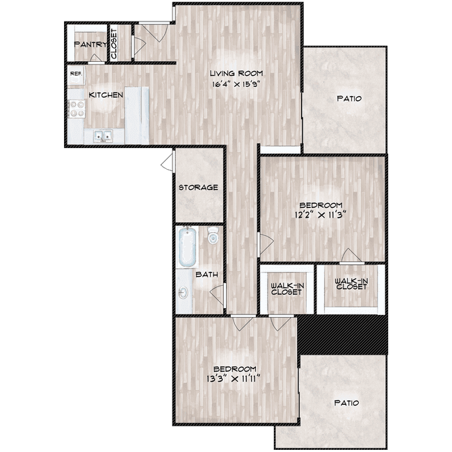Unit 1907-2 1907-2 floor plan