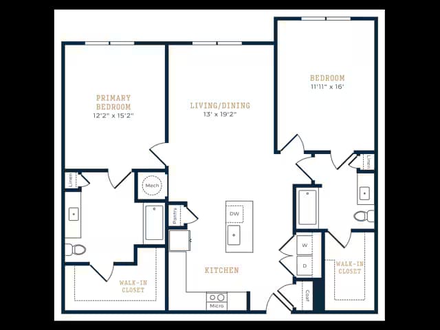 Unit 11-1134 11-1134 floor plan