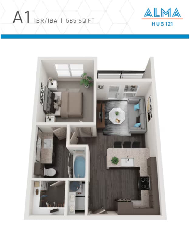 A1 219 floor plan