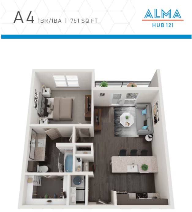 Unit 460 460 floor plan