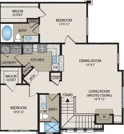 Unit 26205 26205 floor plan