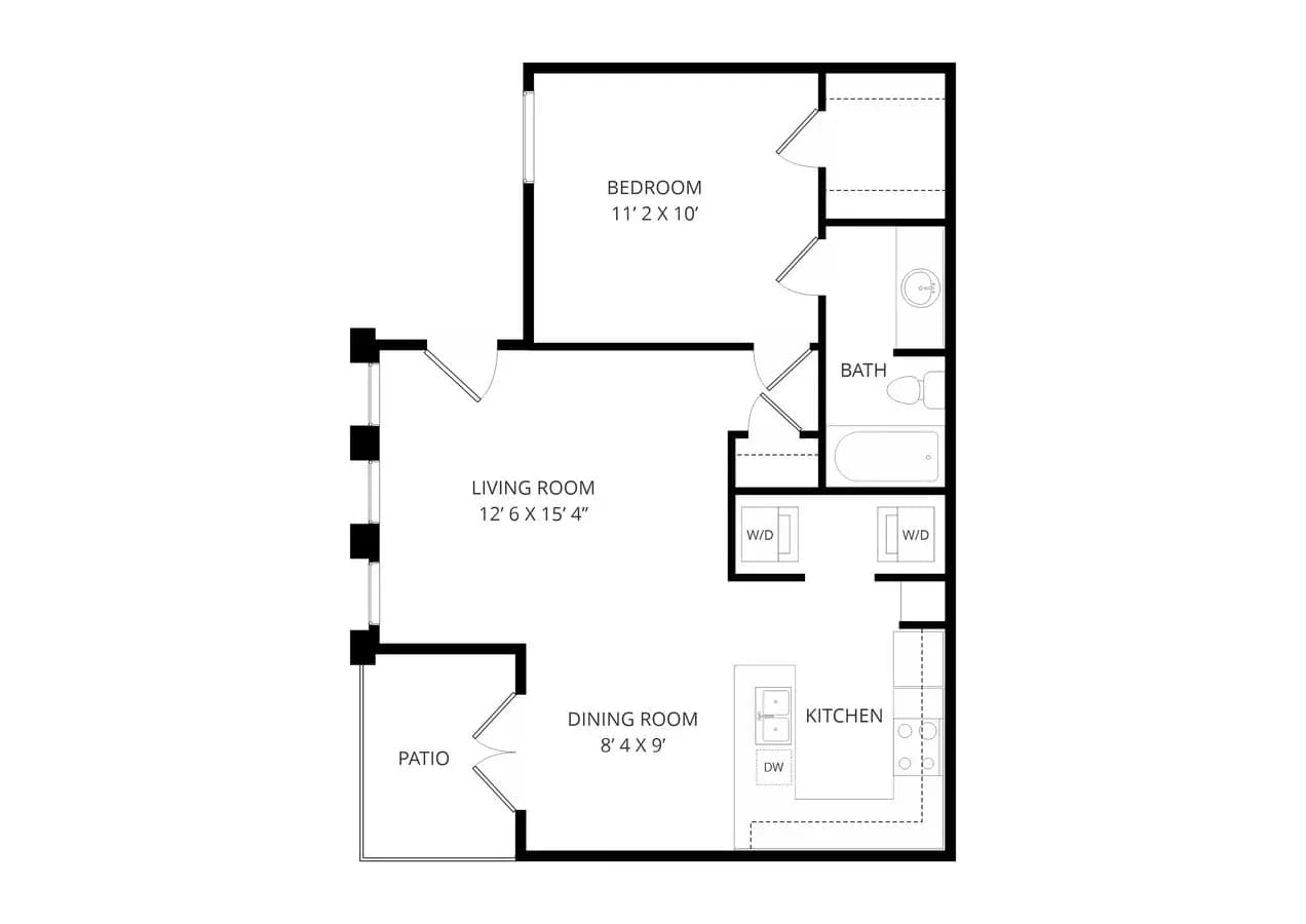 A5 1401 floor plan