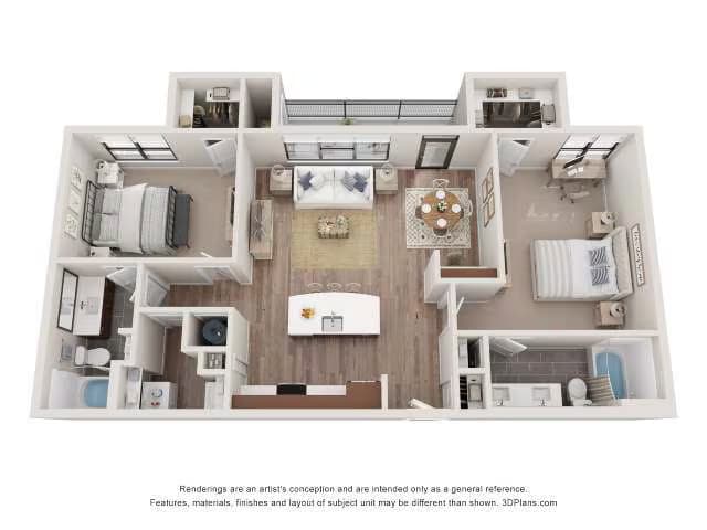 Unit 7307 7307 floor plan
