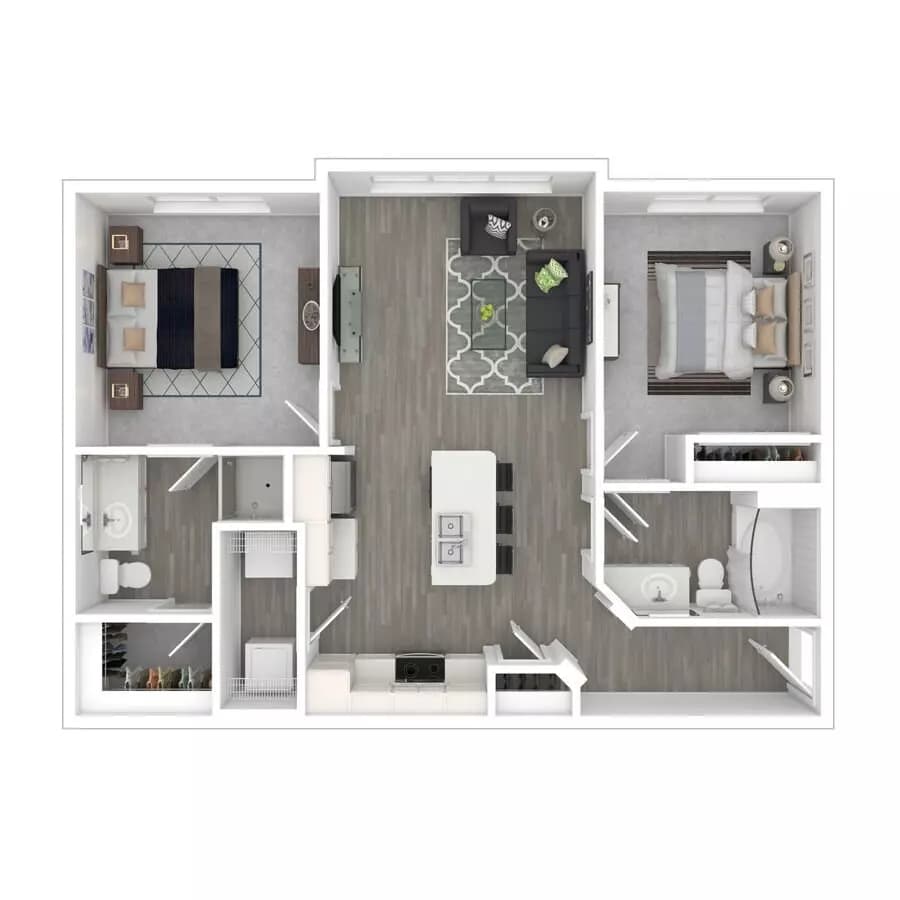Unit 1233 1233 floor plan