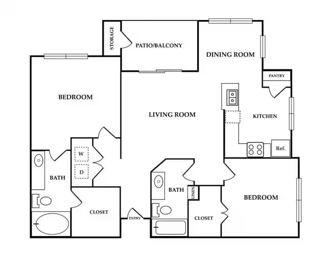 B2 02-02207 floor plan