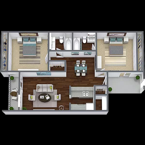 Unit 20-A2112 20-A2112 floor plan