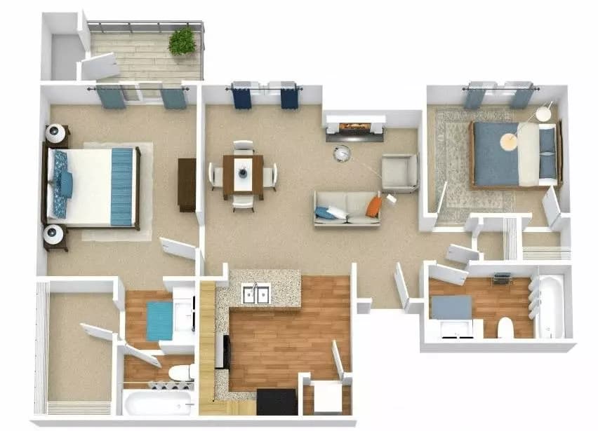 Unit I111 I111 floor plan