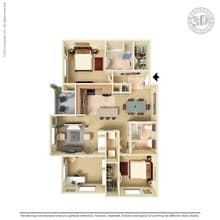 The Willamette 1321 floor plan
