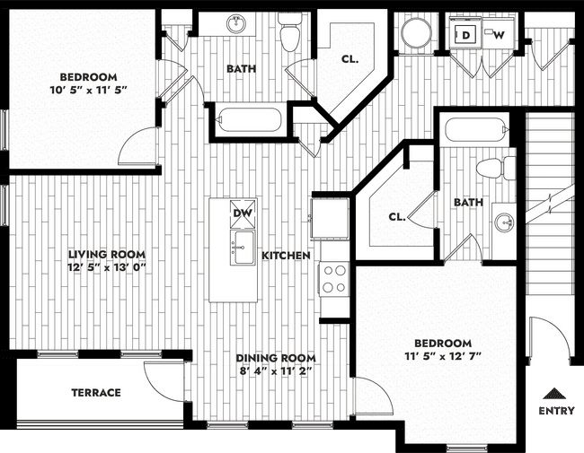 Unit 1210 1210 floor plan