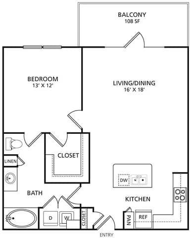 Unit 1212 1212 floor plan
