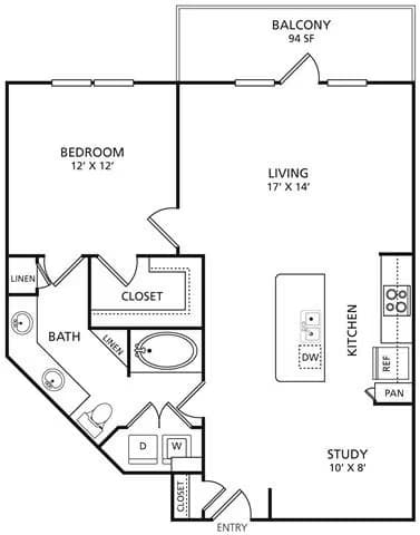 Unit 5228 5228 floor plan