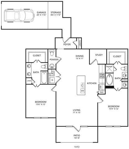Unit 7102 7102 floor plan