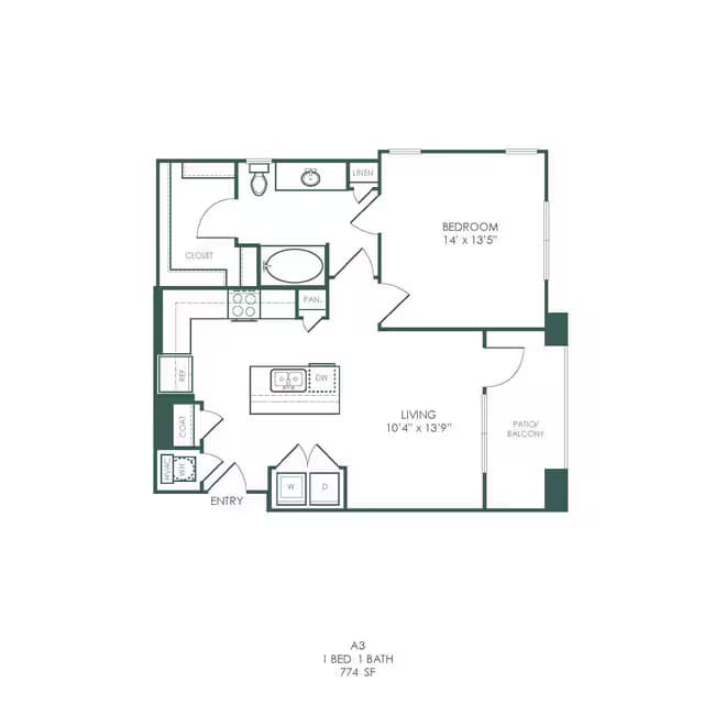 A3 7311 floor plan